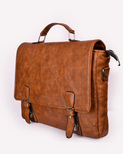 Bossed Slim Briefcase