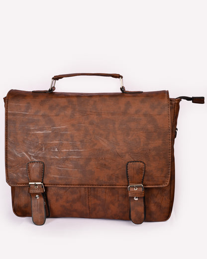 Bossed Slim Briefcase