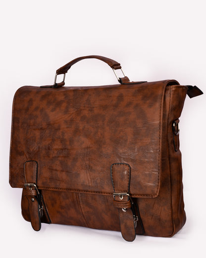 Bossed Slim Briefcase